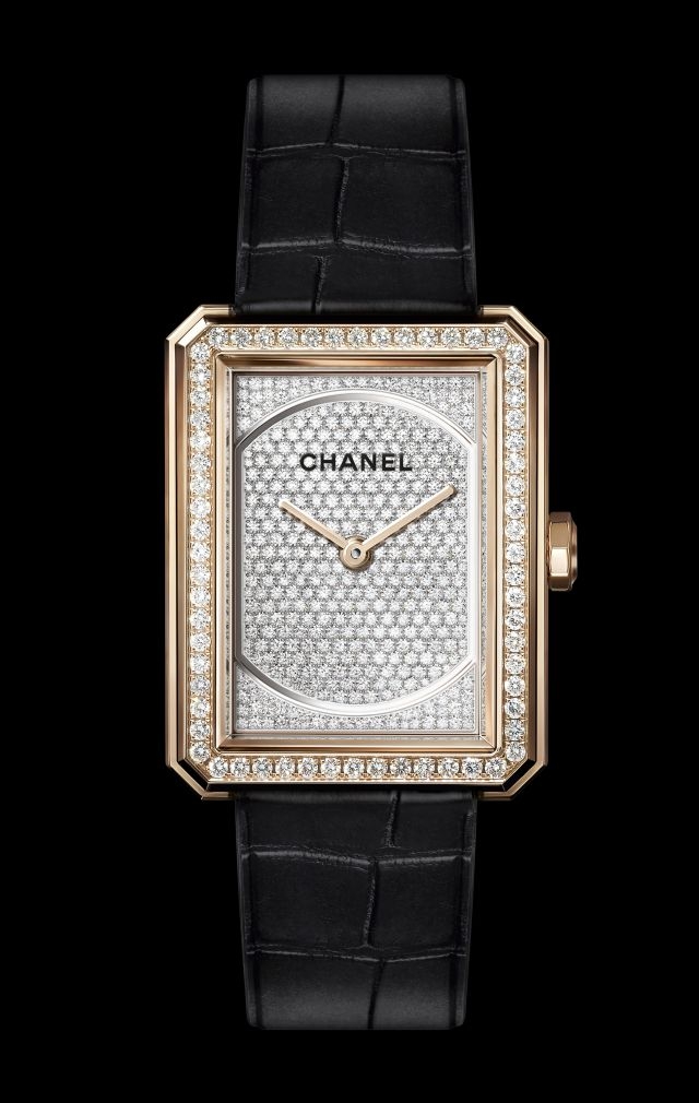 Chanelu00e2u20acu2122s u00e2u20acu02dcBoyu00e2u20acu00a2Friend Diamondsu00e2u20acu2122 watch in beige gold. u00e2u20acu201d AFP pic
