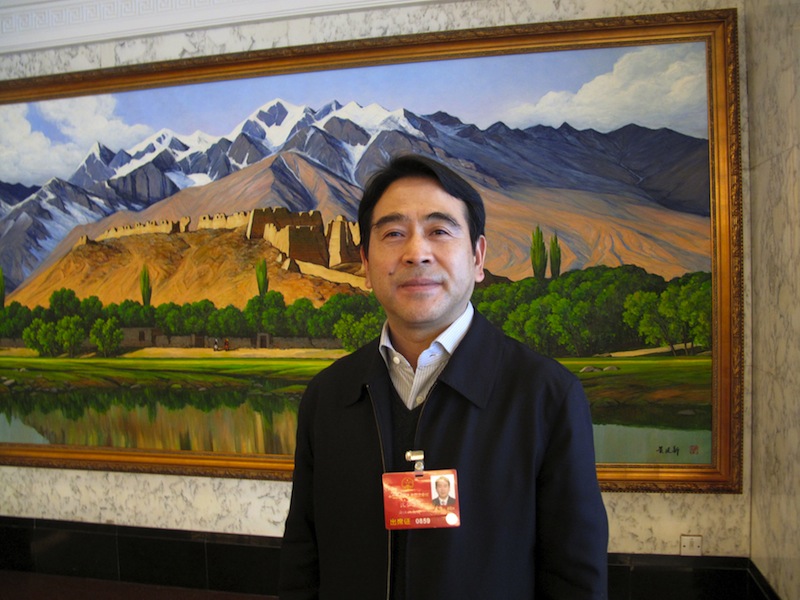 Chairman of China Zheshang Bank Shen Renkang poses for pictures after an interview with Reuters during an interval of the NPC, in Beijing, China, March 10, 2016. u00e2u20acu201d Reuters pic