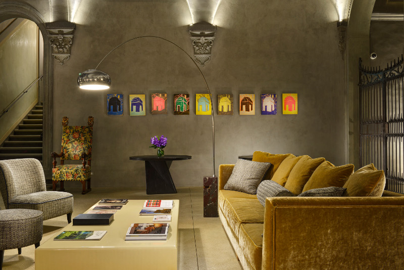 The lobby of the Hotel Garibaldi Blu in Florence, Italy. — Handout picture via The New York Times