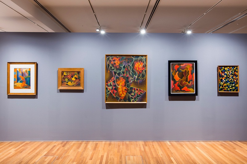 Works by Filipino artist Hernando R Ocampo in Gallery 2.