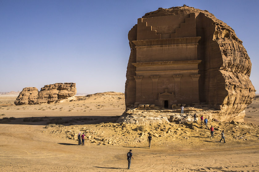 The ancient ruins of Mada’in Saleh in the Al Madinah Region of Saudi Arabia March 7, 2016. — Picture by Bryan Denton/The New York Times