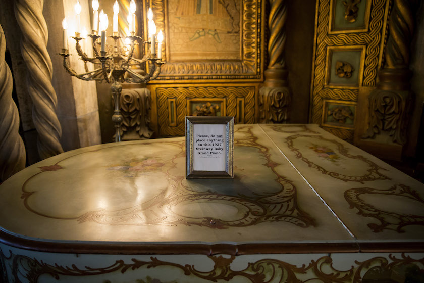 A 1927 Steinway baby grand piano in the living room at Donald Trump’s Mar-a-Lago estate in Palm Beach, Florida, March 16, 2016. — Picture by Eric Thayer/The New York Times