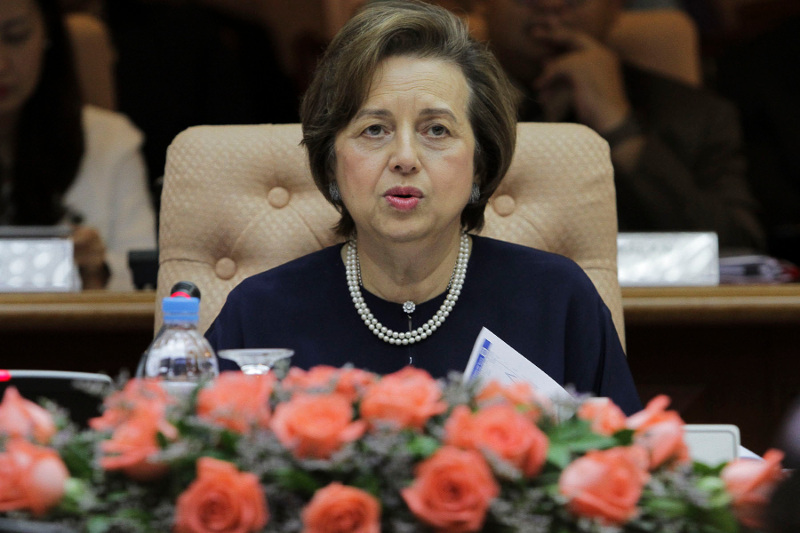 Bank Negara Malaysia Governor Tan Sri Dr Zeti Akhtar Aziz speaking at a press conference in Kuala Lumpur, March 23, 2016. u00e2u20acu201d Picture by Yusof Mat Isa