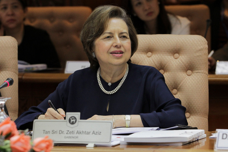Bank Negara Malaysia Governor Tan Sri Dr Zeti Akhtar Aziz speaking at a press conference in Kuala Lumpur, March 23, 2016. u00e2u20acu201d Picture by Yusof Mat Isa
