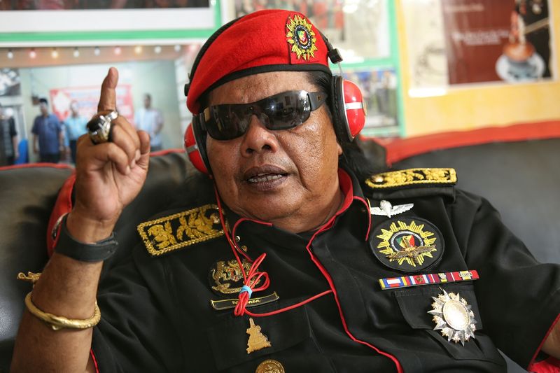 Abdul Rani Kulup Abdullah, presiden Martabat Jalinan Muhibbah Malaysia (MJMM) yang terkenal dengan slogan u00e2u20acu02dcKipidap!u00e2u20acu2122 ketika ditemuramah ProjekMMO di pejabatnya, 9 Mac 2016. u00e2u20acu201d Foto oleh Saw Siow Feng