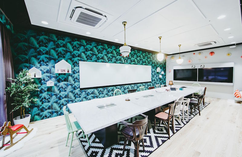 One of the larger meeting rooms is modelled after a listing in Batignolles, France. — TODAY pic