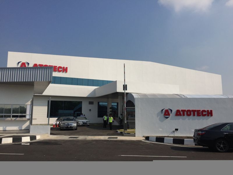 Atotech (Malaysia) Sdn Bhd opened its RM50 million chemical plant at the Penang Science Park here today, March 11, 2016. u00e2u20acu2022 Picture by KE Ooi