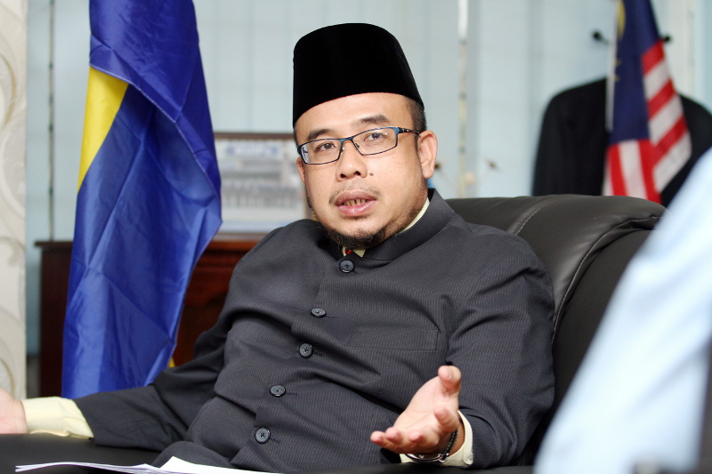 Mufti Perlis Dr Mohd Asri Zainul Abidin ketika sidang media di Jabatan Mufti Negeri Perlis di Kangar 1 Mac 2016. u00e2u20acu201d Foto Bernama