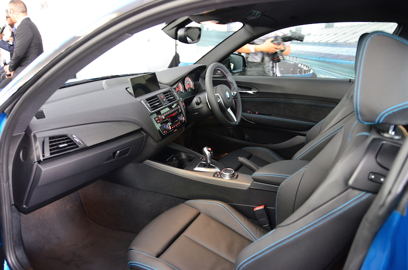 Inside, the M2 is as complete as a well-built sporty coupe should be.