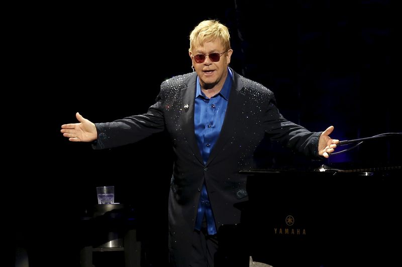 Singer Elton John performs at the benefit concert for Hillary Clinton at Radio City Music Hall in New York City, March 2, 2016. u00e2u20acu201d Reuters pic