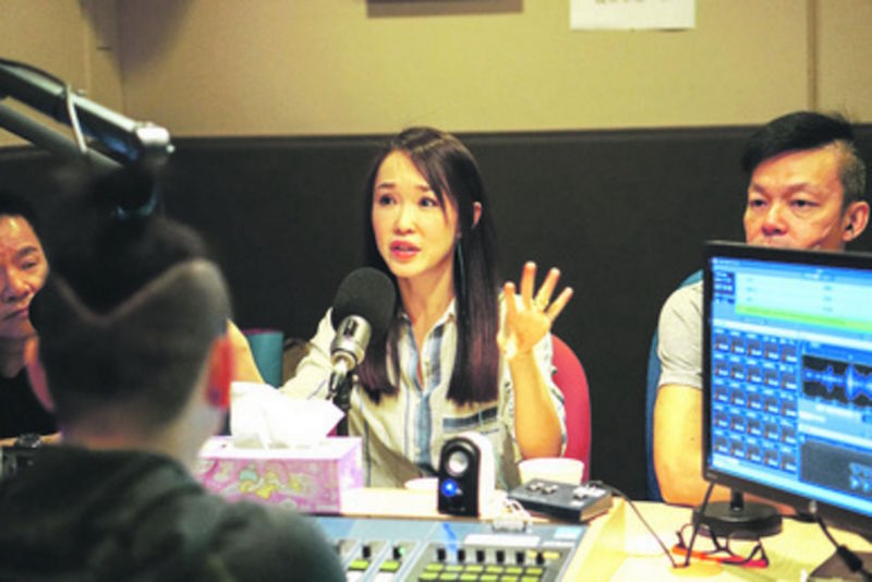 Fann Wong made her first radio appearance in over two years on Love 97.2 FM's morning show. u00e2u20acu201d TODAY picn