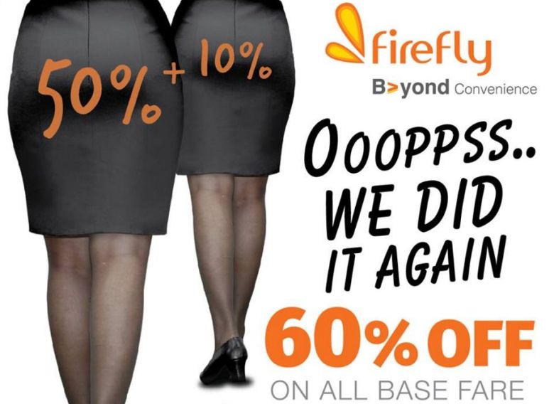 Facebook users rained criticism on Firefly Airlines this week after the airline featured womenu00e2u20acu2122s bottoms in their advertisements.