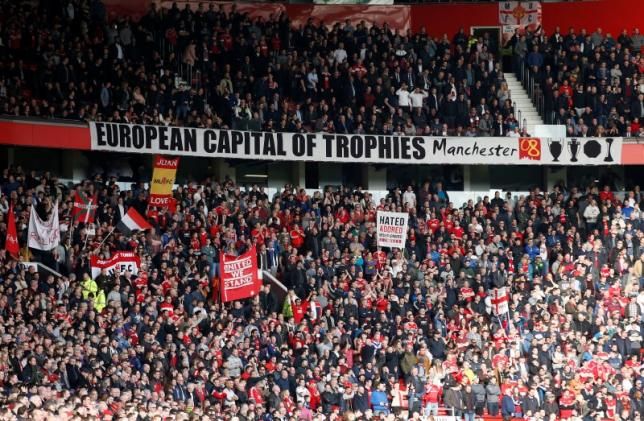 Manchester United v West Ham United - FA Cup Quarter Final - Old Trafford - 13/3/16 Manchester United fans Action Images via Reuters / Carl Recine Livepic