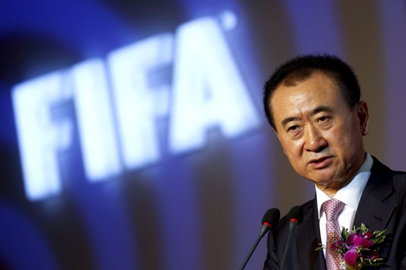 Previous sponsors driven away by Fifa’s corruption scandal an opportunity for Chinese investors, says Wang Jianlin.