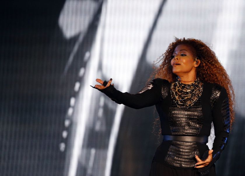 US singer Janet Jackson performing during the Dubai World Cup horse racing event on March 26, 2016. u00e2u20acu201d AFP pic