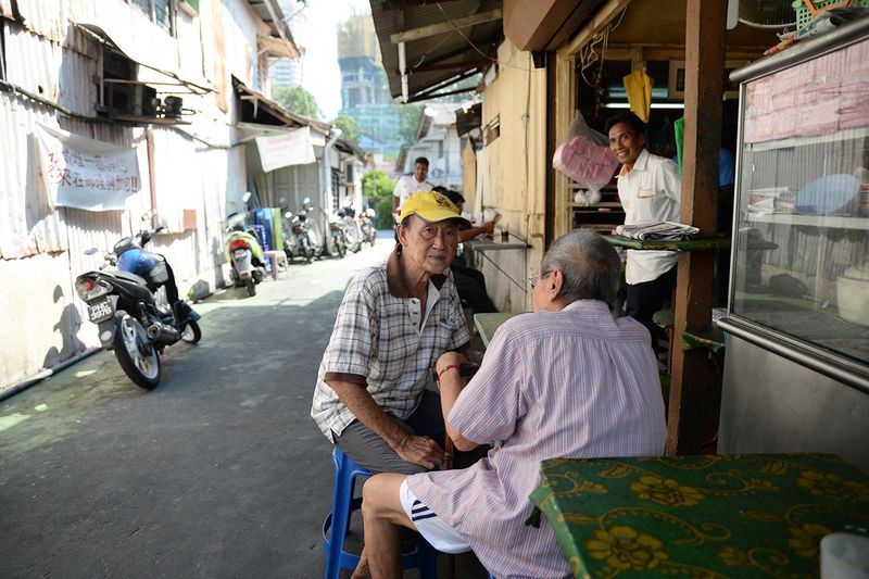 Khoo Kay Swee (left) grew up in Kampung Siam and his grandmother first settled here from Phuket more than a century ago. — Picture by KE Ooi