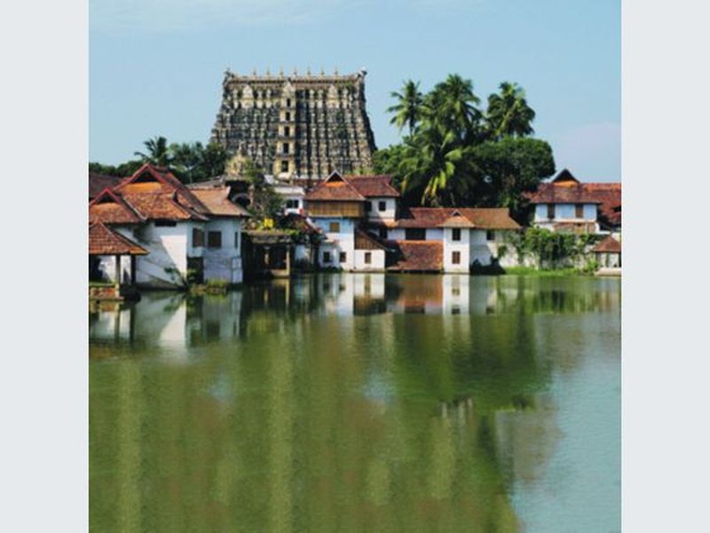 The Trivandrum Temple in Kerala.