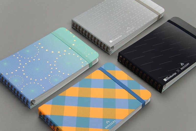 Notepads in Sunny and Rainy themes from the Books Kinokuniya x Mossery collection.