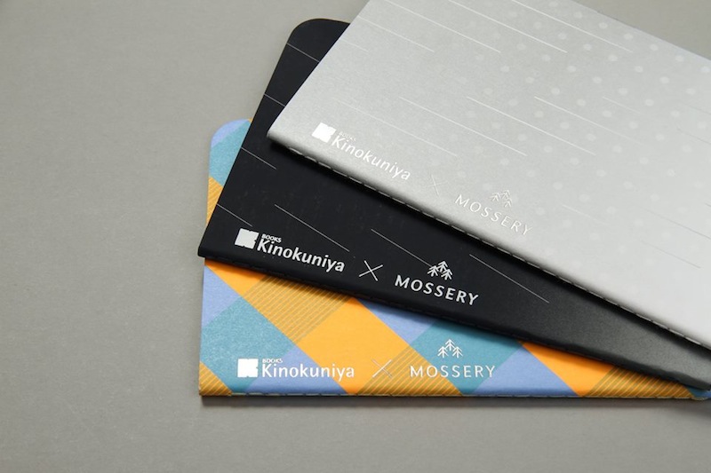 Pocket notebooks with Rainy and Sunny designs from the Books Kinokuniya x Mossery collection. 