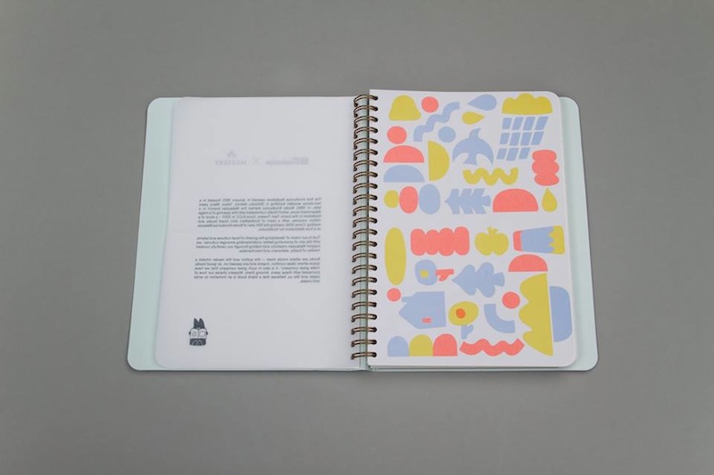 The undated planners from Books Kinokuniya x Mossery collection has stickers. 