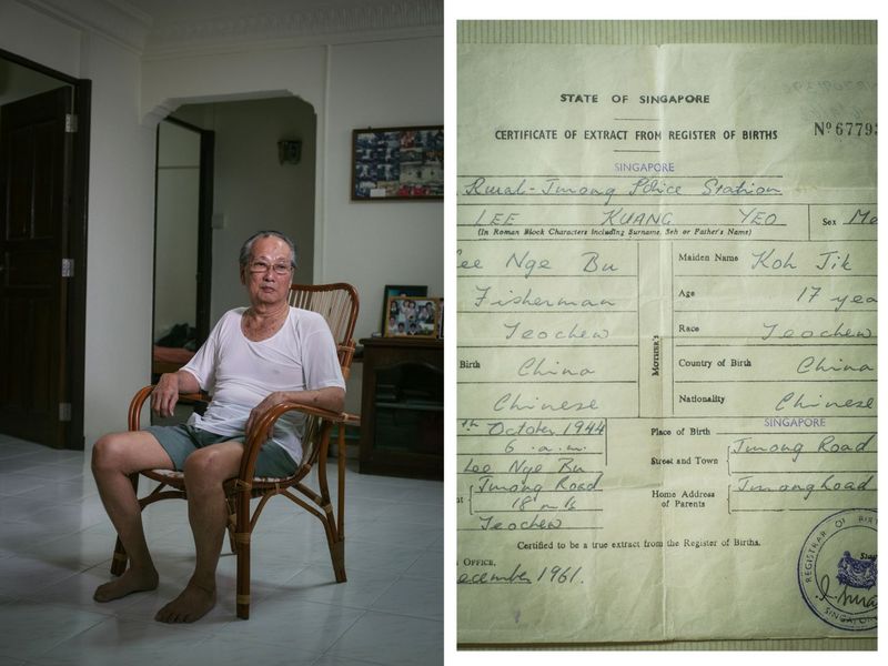 Lee Kuang Yeo, the eldest of 11 siblings. — TODAY pic