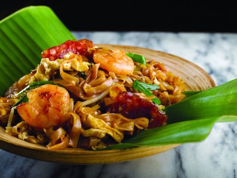 Penang Lim Brothers char koay teow at Resorts World Sentosa’s Malaysian Food Street.