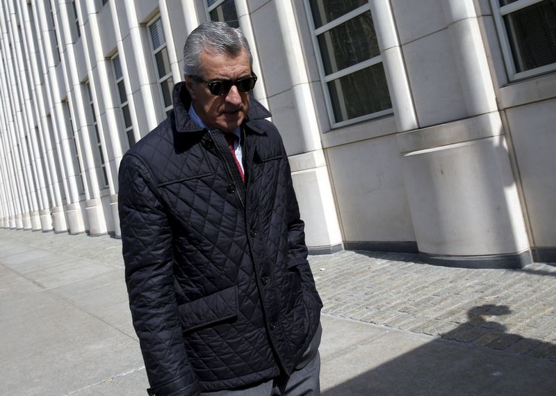 Miguel Trujillo, a Florida-based sports marketing consultant, leaves federal court in New York, March 8, 2016.  u00e2u20acu201d Reuters pic