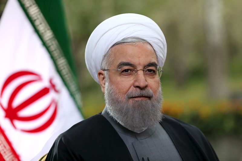 Iranian President Hassan Rouhani poses before delivering a speech marking Nowruz, the Iranian new year, website photo released March 20, 2106. REUTERS/President.ir/Handout