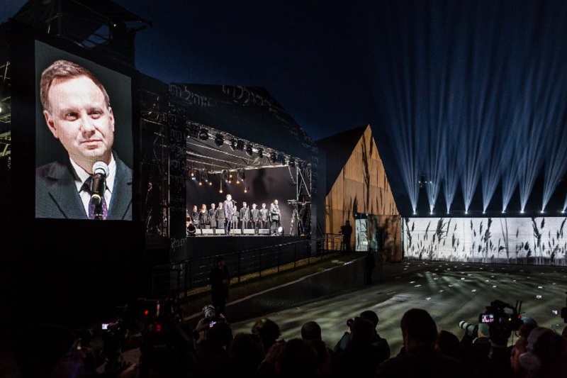 Polish President Andrzej Duda speaks during opening ceremony of The Ulma Family Museum Of Poles Saving Jews in World War II. u00e2u20acu201d AFP pic      