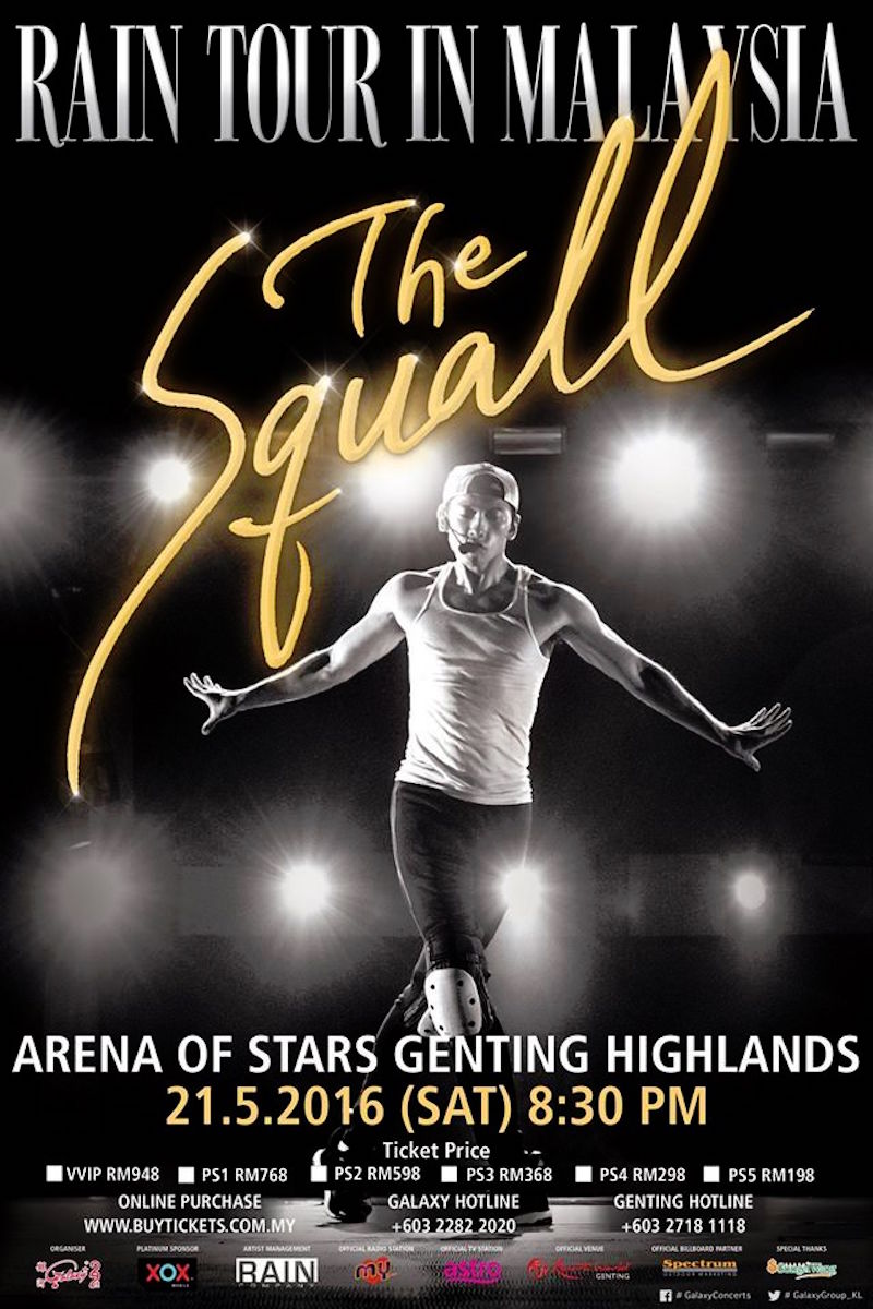 The concert poster for the Malaysia date. — TheHive.Asia pic