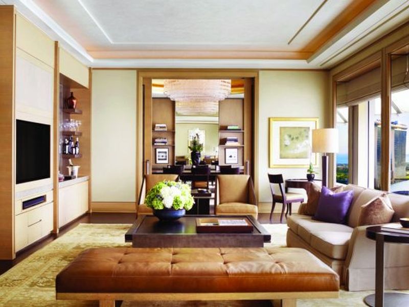 Welcome to one of the most luxurious living rooms in the sky, the new Ritz Suite of the Ritz Carlton Millenia Singapore. u00e2u20acu2022 TODAY pic