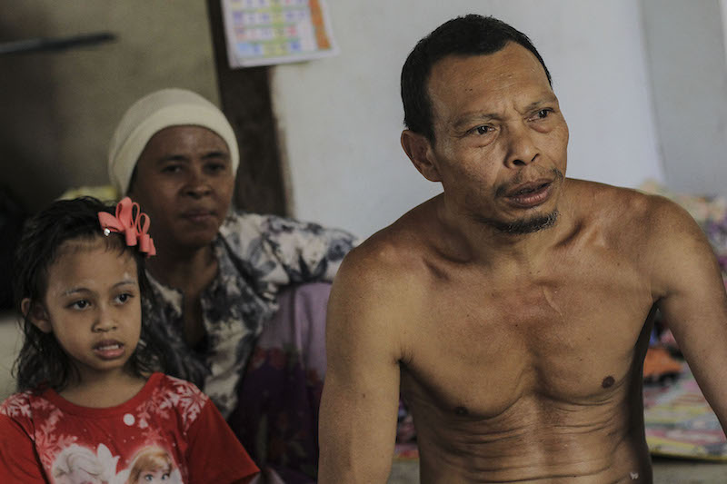 With no skills other than tapping rubber and handy work, Mohamad Nor Said, 55, from Kampung Kaki Bukit said he sometimes has to resort to asking for food from his neighbours to feed himself and his family. ― Picture by Yusof Mat Isa