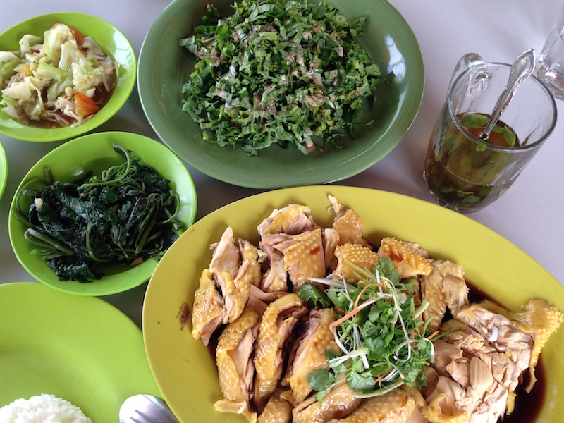 Signal Hill Eco Farm serves their own produce at their restaurant. The most popular dishes are their corn-fed chicken and kale salad, a superfood known for its various nutrients. — Picture by Julia Chan