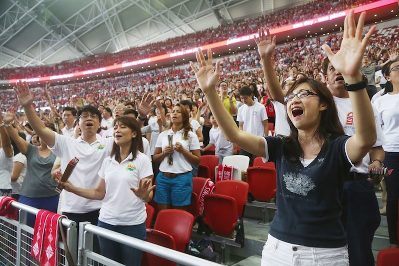 More than 50,000 Christians gathered to give thanks and pray for the growing unity among churches and within the nation at the Jubilee Day of Prayer 2015 event.u00c2u00a0u00e2u20acu201d TODAY pic