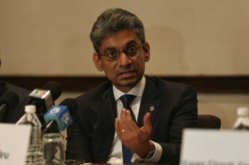Steven Thiru, President of the Malaysian Bar at the coucilu00e2u20acu2122s 70th annual general meeting in the Renaissance Hotel Kuala Lumpur, March 19, 2016. u00e2u20acu201d Picture by Saw Siow Feng