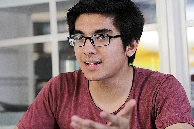 Youth activist Syed Saddiq Abdul Rahman speaks during an interview with Malay Mail Online, Kuala Lumpur March 26, 2016. u00e2u20acu201d Picture by Yusof Mat Isa 