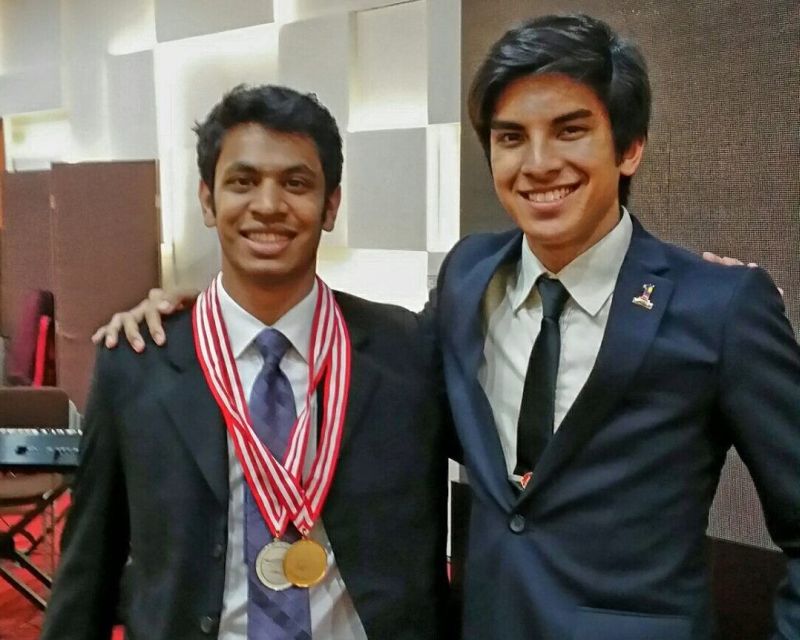 Syed Saddiq seen here with fellow International Islamic University scholar from Bangladesh, Mubarrat Wassey. u00e2u20acu2022 Screengrab from Facebook/Syed Saddiq