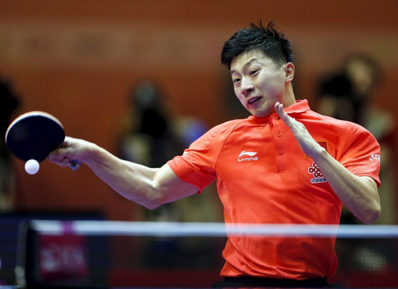Table Tennis - 2016 World Table Tennis Championships - Menu00e2u20acu2122s Semi-Finals - Kuala Lumpur 5/3/16 - Ma Long of China competes. REUTERS/Olivia Harris