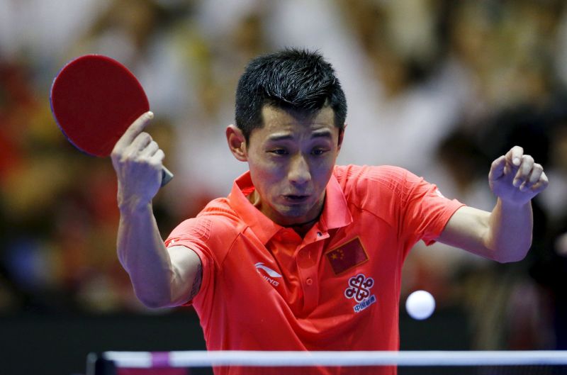 Grand slam winner Zhang Jike: Brazilian footballer Zico would be proud.