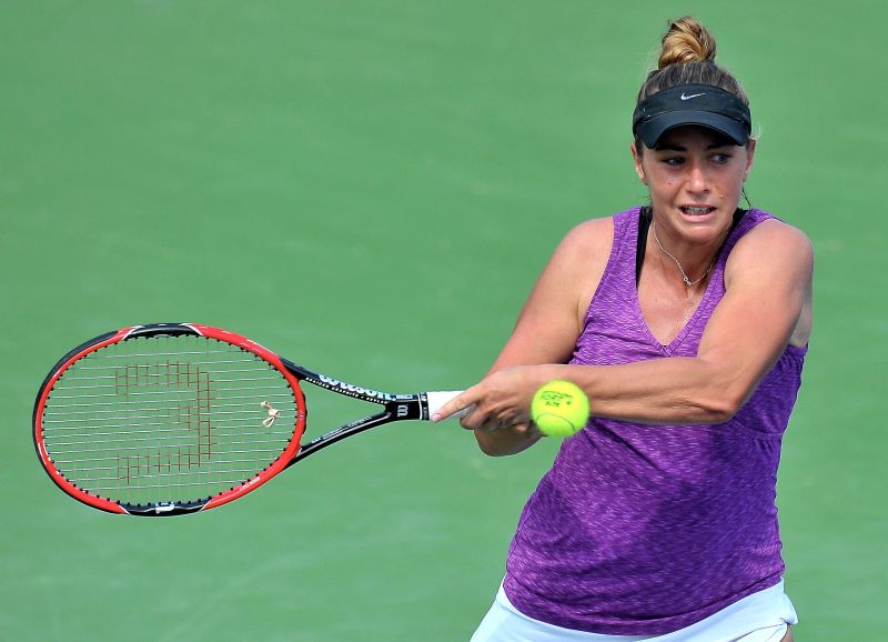 BMW Malaysian Open world number 139 Kristina Kucova upsets former champion 69th-ranked Taiwanese Hsieh Su-Wei 6-1, 3-6, 6-3 to advance to the quarterfinals March 2, 2016, Kuala Lumpur Golf & Country Club. Bernama pic