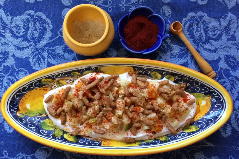 Savoury yoghurt bowl. u00e2u20acu2022 BrookeJackson/Reuters pic