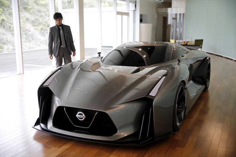 Tsutomu Yamaguchi, General Manager of Colour Design Department, Global Design Centre, stands next to Nissan Concept 2020 Vision Gran Turismo at the company’s Global Design Centre in Atsugi, Japan, April 14, 2016. — Reuters pic
