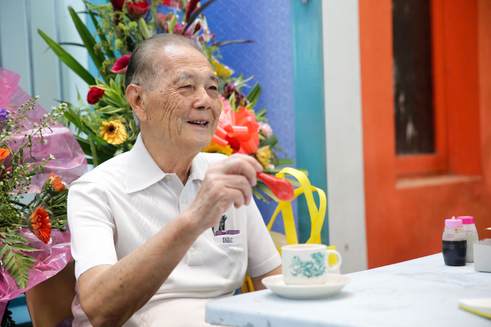 One of Uncle Lee’s regulars who comes back for his coffee. 