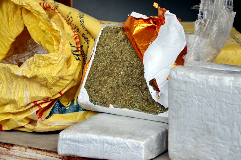 Investigators said they found 520 kilograms of marijuana u00e2u20acu201d worth around RM1.7 million u00e2u20acu201d hidden under furniture in the back of a truck, in Songkhla, Thailand April 18, 2016. u00e2u20acu201d Bernama pic