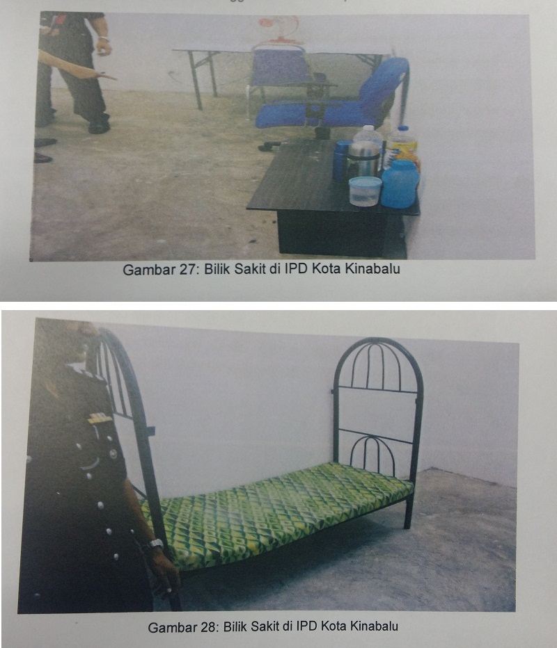 Images from the Suhakam report on deaths in police custody. — Picture by Syed Jaymal Zahiid