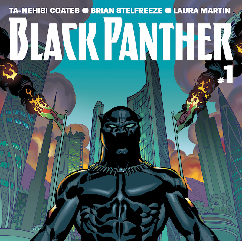 In an undated handout image, the cover of u00e2u20acu02dcBlack Pantheru00e2u20acu2122 #1 by Ta-Nehisi Coates, a national correspondent for u00e2u20acu02dcThe Atlanticu00e2u20acu2122 and the best-selling author of u00e2u20acu02dcBetween the World and Me.u00e2u20acu2122 u00e2u20acu201d Handout via Marvel Comics via The New York Timesn
