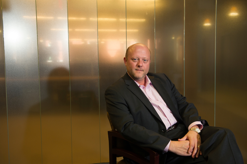 Jeremy Allaire poses for a portrait in the offices of Circle, the company he co-founded, in Boston, Massachusetts, October 24, 2013. — Picture by Danny Ghitis/The New York Times