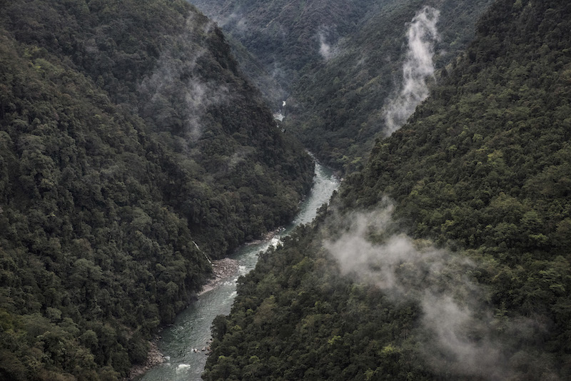 The Dulong River cuts through verdant mountains in Gaoligong Nature Reserve, Yunnan province, in China, April 2, 2016. — Picture by Gilles Sabrie/The New York Times