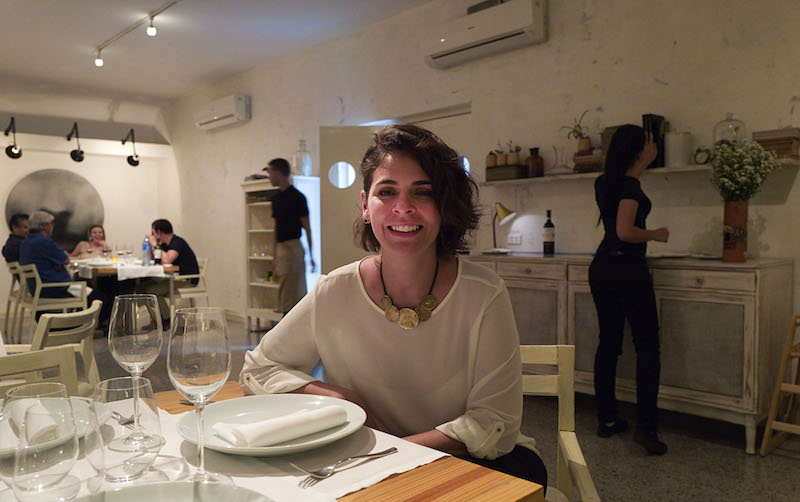 Amy Torralbas sits in Otramanera, the ultramodern restaurant she owns in Havana March 31, 2016. The introduction of private ownership has created a thriving restaurant scene. — Picture by Eliana Aponte Tobar/The New York Times