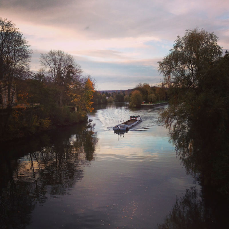 Picture shows a barge on the River Oise, in France. — Picture by Doreen Carvajal/The New York Times